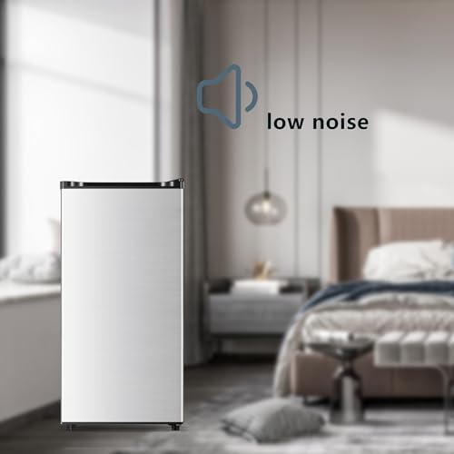 Portable Mini Fridge with Freezer
