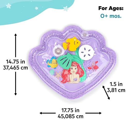 DISNEY BABY ARIEL Tapis d'eau pour bébé jeu sensoriel et d'éveil gonflable facile à nettoyer pliable jouets dès la naissance - vue 7