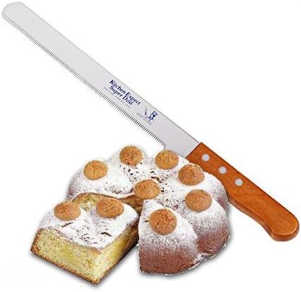 17 Inch （12inch Blade）Cake Cheese and Bread knife Slicer Stainless Steel Serrated