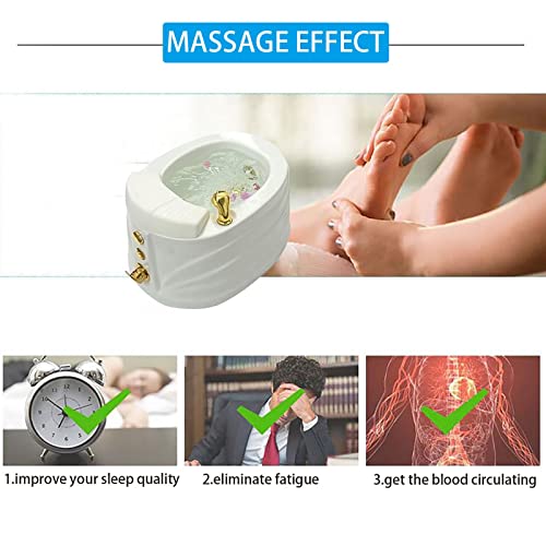 Spa para pies portátil con masaje y control manual miniatura 3