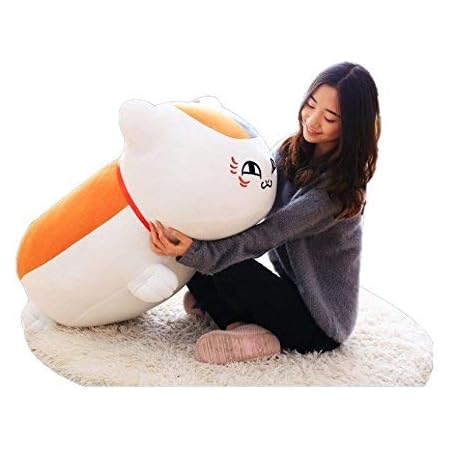 Amazon ニャンコ先生 夏目友人帳 猫めいぐるみ 超かわいい 抱き枕 特大 48cm 60cm 80cm 80 目を開ける アニメ 萌えグッズ 通販