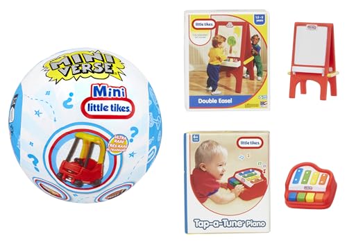 MGA's Miniverse Little Tikes® Minis Series 3- Two Little Tikes Minis in Each Pack, MGA's Miniverse, Blind Packaging Doubles as Display, Retro, Nostalgic, Replica, Collectors Ages 6+
