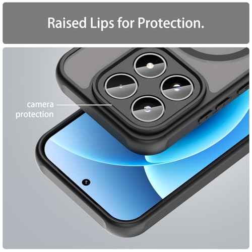 Image of Compatible with Xiaomi 17 Case Cover,Compatible with MagSafe,Anti-Fall,Compatible with Xiaomi 17 5G 25113PN0EC Cell Protective Phone Case Black