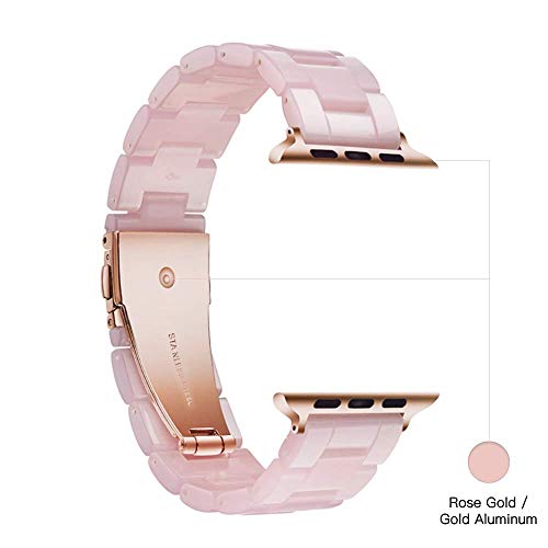 Image of Light House Apple Watch Bands-Fashion Lightweight Resin iWatch Bands for Women Men 38mm /40mm /41mm /42mm(Series 11 10), 49mm /46mm /45mm /44mm /42mm(S 3 2 1), Compatible with Apple Watch Series 11 SE 10 9 8 7 6 5 4 3 Ultra