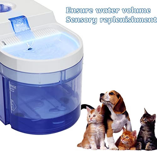 TITIPET Pet Fountain Automatic Cat Water Fountain Dog Water Dispenser for Cats, Dogs, Multiple Pets 61oz/1.8L .Cat… - Image 5