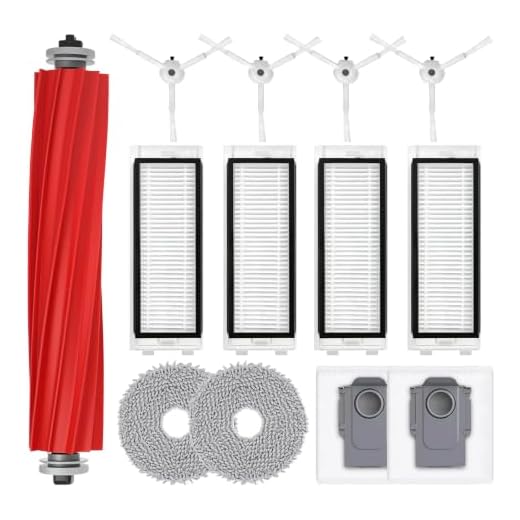 13-teiliges Zubehör-Set Ersatz für Roborock Q Revo/Roborock P10 Roboter-Staubsauger, einschließlich Hauptbürste, Wischtuch, Staubbeutel, Filter, Seitenbürste