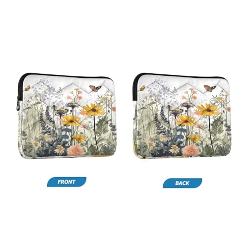 Funda para portátil Butterfly Flowers 13-14 pulgadas miniatura 2