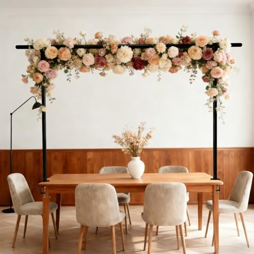 Support pour tringle de table réglable de 40,6 à 221 cm pour décors suspendus - 4