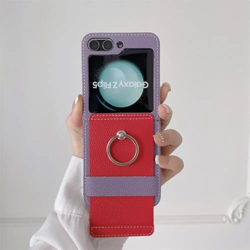 Étui charnière Z Flip 6 rouge anti-choc pour protéger l'écran pliable
