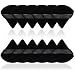 Pimoys Powder Puffs, 12 Pack Triangle Makeup Sponges, Black