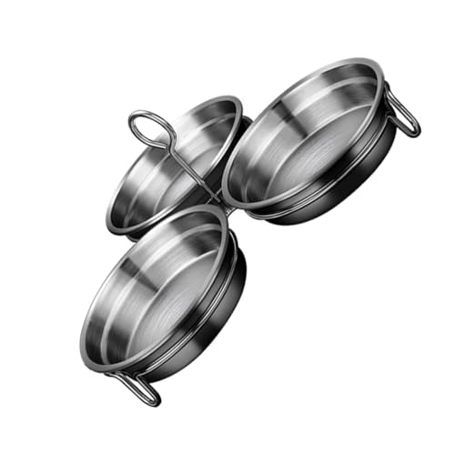 GARVALON Stainless Steel Egg Poacher Mold Pan for Home Kitchen Cooking Non-stick Smooth Surface Easy Demould Portable Breakfast Cooker for Poached Eggs Rice Cakes Jelly