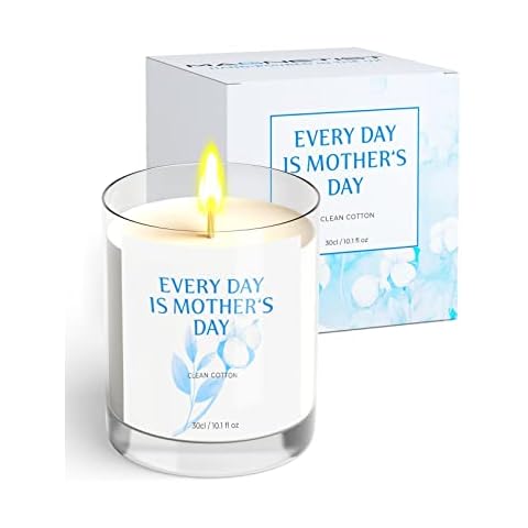 Hand-Poured Clean Cotton Scented Candle Cover