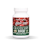 NaturesPlus Ultra Cranberry 1000, Sustained Release - 1000 mg - Natural Cranberry with Vitamin C -...