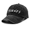 Friend - Embroidered Black