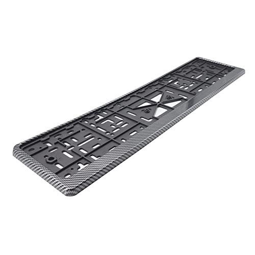 Soporte de matrícula trasero con efecto carbono de Simoni Racing para coche universal 2