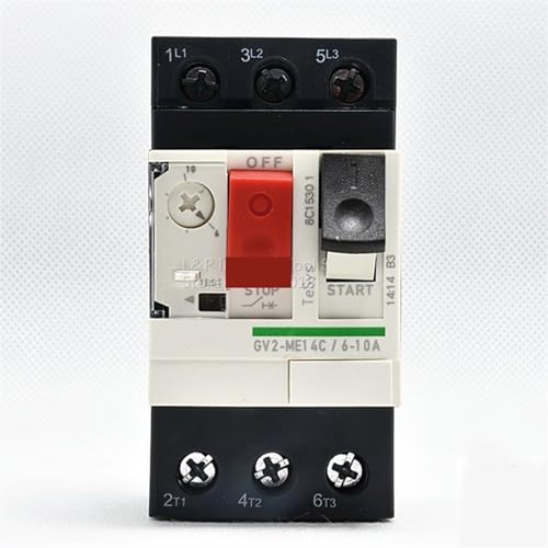 Disjoncteur protection moteur thermique magnétique GV2-ME14C 3 pôle bouton poussoir 6-10A