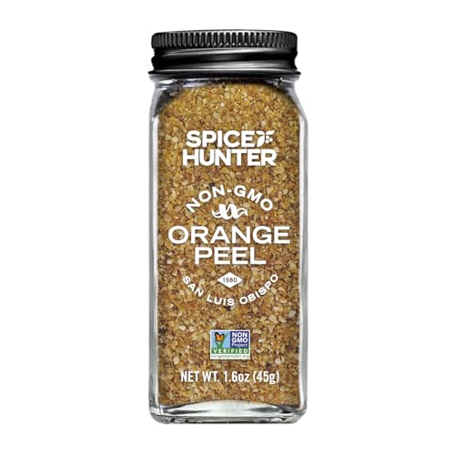 The Spice Hunter Orange Peel, Granulated, 1.6-Ounce Jar
