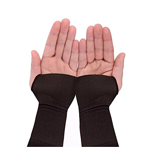 Wrist Brace Sleeve for Men and Women by Copper Compression Gear - Relief for Carpal Tunnel, RSI, Cubital Tunnel, Tendonitis, Arthritis, Wrist Sprains. Support Recovery (1 Sleeve - Fits Both Hands)