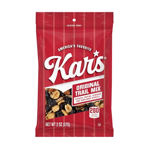 Kar’s Nuts Original Trail Mix, 2 oz – Grab & Go Bags, Individual Snack Packs (Pack of 48), Gluten-Free Trail Mix Snack