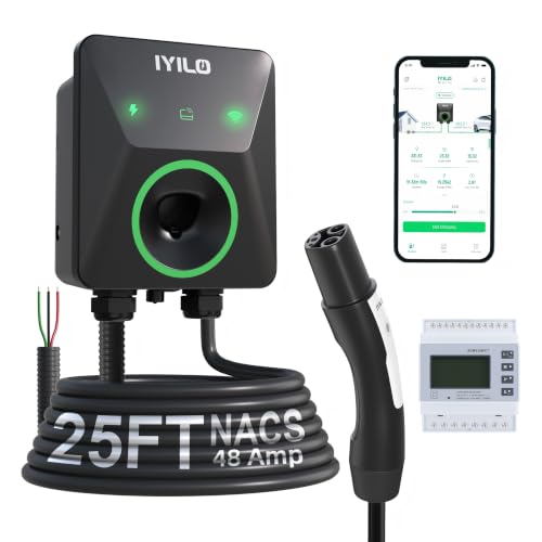 Image of Level 2 EV Charger with Energy Meter for Tesla, 48Amp /11.5KW /240V