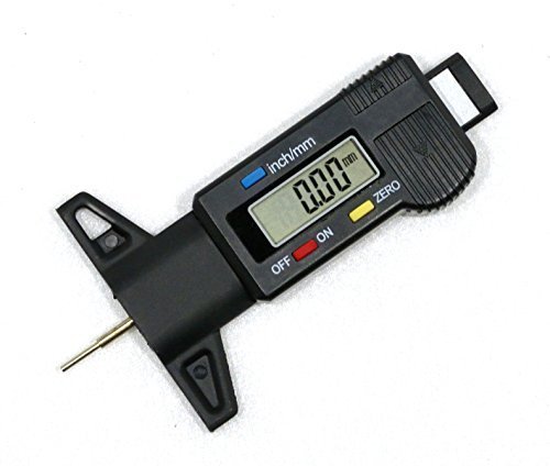 タイヤ溝測定器 (0~25mm) デジタル デプスゲージ タイヤ溝測定器 (0~25mm) デジタル デプスゲージ