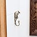 Brass Wall Hook – Detailed Armadillo Design – Handmade Animal-Themed Hook for Coats, Towels, Hats, and Bags – Unique Home Decor Accent