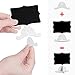 25 Pack Mini Chalkboard Signs with Easel Stand, Wood Rectangle Small Chalkboards for Food Labels, Table Numbers, Weddings, Parties and Event Decorations