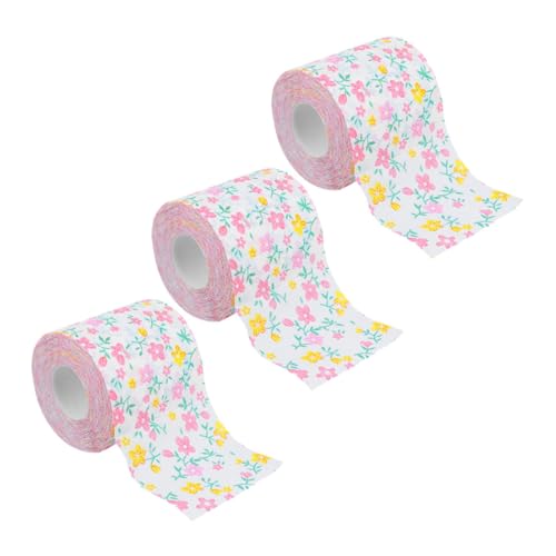 Papel higiénico decorativo floral duradero y resistente de alta calidad