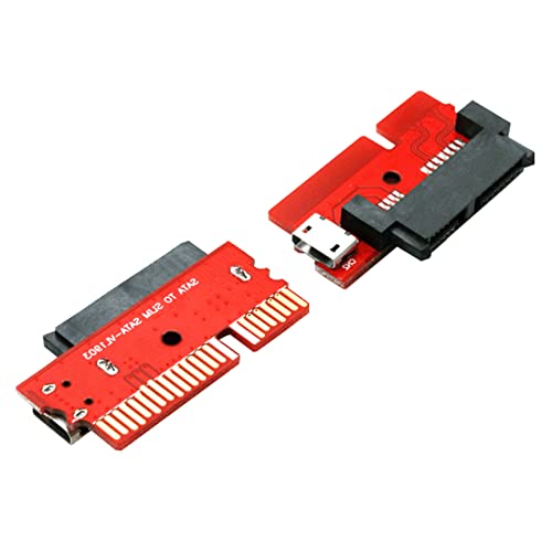 Adaptador SATA 13 pines hembra a 22 pines macho miniatura 2
