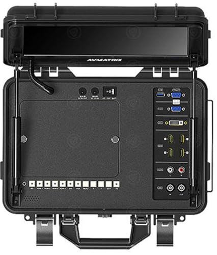Image of AVMATRIX PM1250 12.5 inch 4K Portable Suitcase Director Monitor, 4K (3840x2160) Ultra-HD Native Resolution, 1000:1 High Contrast, 400cd /m2 Brightness, 176 Ultra High Viewing Angle