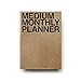 JSTORY Medium Personal Wide Spaces Undated Monthly Planner 18 Sheets