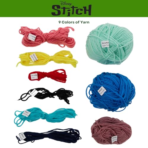 Innovative Designs Disney Lilo and Stitch Crochet Kit for Beginners, DIY Crochet Kits for Adults, Teens, Kids, Instruction Manual – Stitch and Scrump - Thumbnail 3
