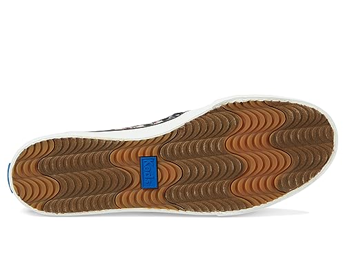 Image of Keds Womens Double Decker Canvas Slip On Sneakers Shoes Casual - Black
