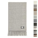 OEKO-TEX 100 ZERTIFIZIERT - Nach Produktklasse 1 (Babyartikel) zertifizierte Kuscheldecke. Geeignet für empfindliche Haut von Säuglingen, Kinder, Junge, Mädchen & Erwachsene