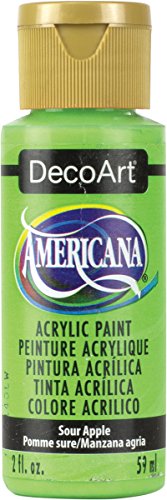 Image of DecoArt Americana Acrylic Paint, 2-Ounce, Sour Apple