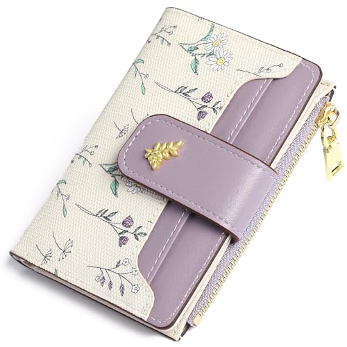 Image of GAEKEAO Wallet Women Small RFID Vegan Leather Card Holder for Women