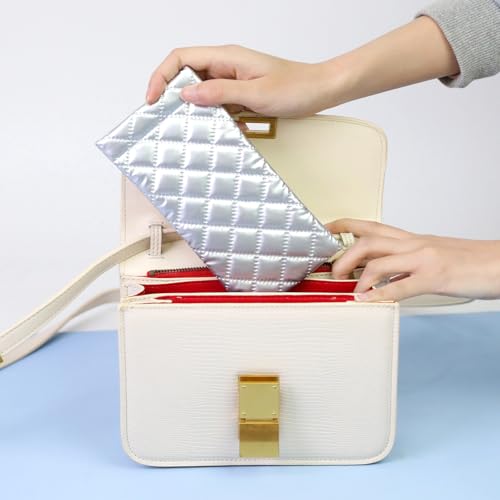 Image of Double Eyeglass Case Soft Dual Glasses Case for Women Men Travel Squeeze Top Sunglasses Cases Eyeglasses Pouch