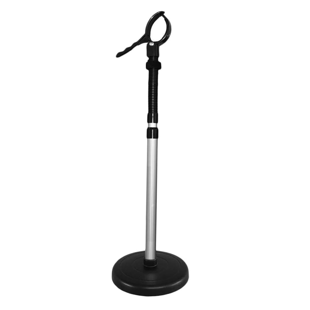 Ipetboom Supporto per Asciugacapelli Rotante 360°, Porta Phon in Lega e Gomma, a Ventosa, Installazione Facile per Asciugatura e Arricciatura