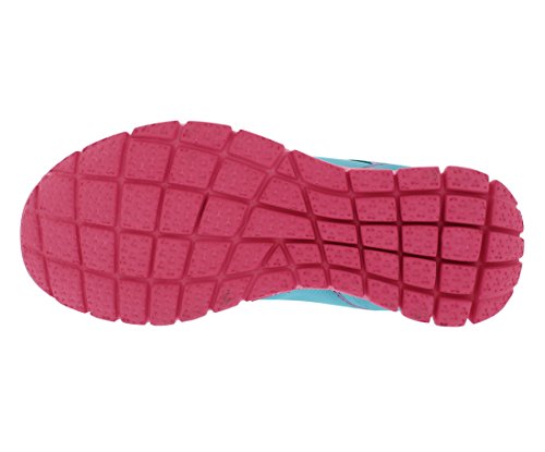 Fila Girls' Speed Runner Skate Shoe, Pink Glo/Safety Yellow/Metallic Silver4