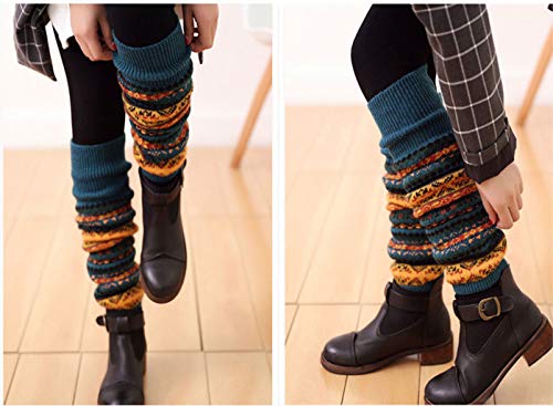 Lucky Staryuan WT16USA15JYS4S Women Wool Knit Leg Warmers Boot Warmer Thick Warm Leg Warmer thumb #4