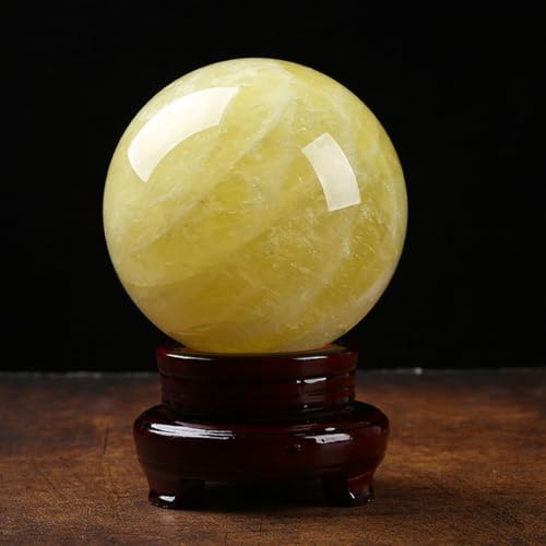 Esfera de citrina Feng Shui de 60mm que canaliza abundancia y claridad en la adivinación 3