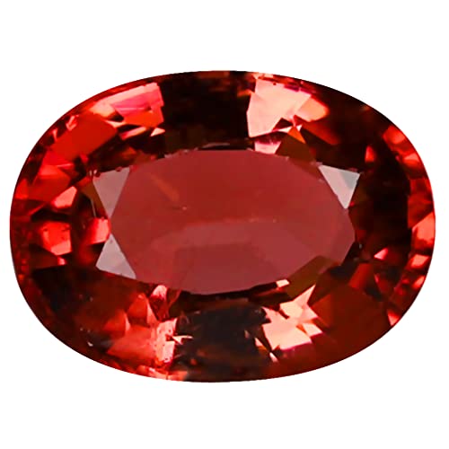 Tourmaline orange rose ovale de 2.31 ct la pierre précieuse idéale pour un bijou unique