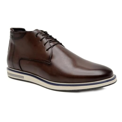 Turunelli Calçados Bota Masculina Solado Bicolor Málaga, Coturno em Couro Naturalle, Forro em Couro, Solado Micro Expandido, Cadarço Encerado, Casual Elegante, Numeração 37-43 (Café, Padrao, BR, Adulto, Numérico, 40)