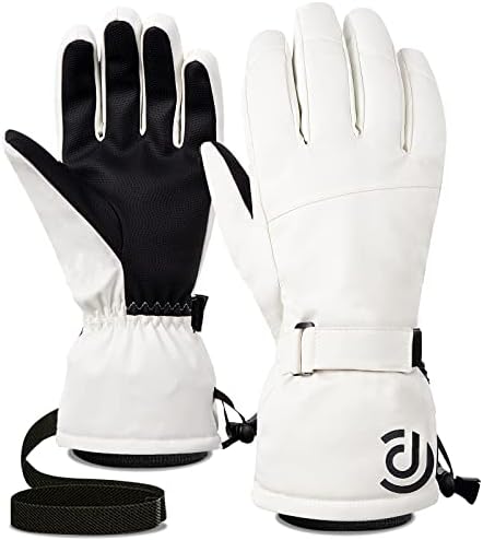 OMECHY Winter Gloves Men Women Warm Waterproof Ski Gloves 5 Layer Touch Screen Snow Gloves for Cold Weather