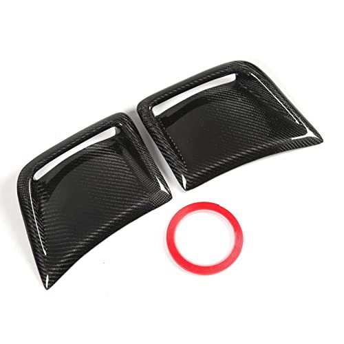 Front Bumper Side Vent Cover, Carbon Fiber Front Bumper Side Vent Cover for STI WRX GRB Wagon 10th 2008-2014