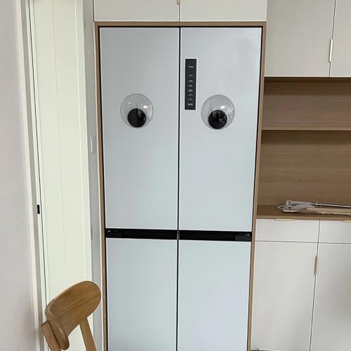 Image of AOODOOM 7.5 Inches Halloween Giant Googly Eyes - 2 Pcs Large Wiggle Eyes Self Adhesive for DIY Craft Decorations and Christmas Ornaments