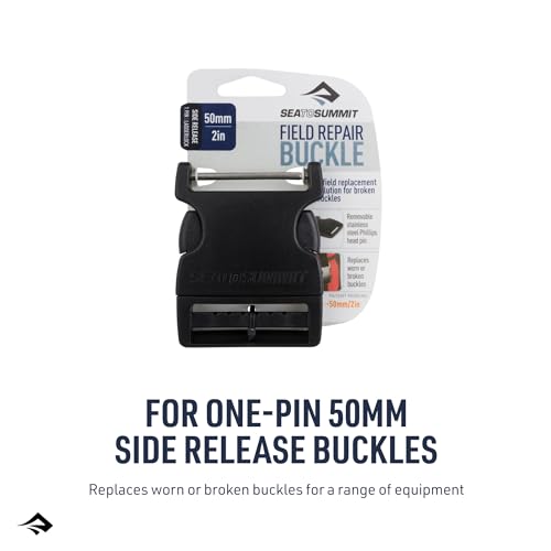 Image of Sea to Summit Field Repair Buckle - Side Release, 1 Pin, 3-pack, 50mm / 2in