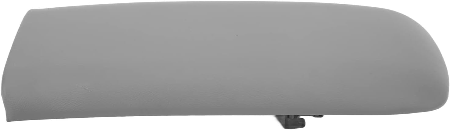 Armrest Box Cover Grey 02ITG1212ALG, Center Console Lid Replacement for Explorer 1995-2001 and Mountaineer 1997-2001, ABS with Artificial Leather and Sponge
