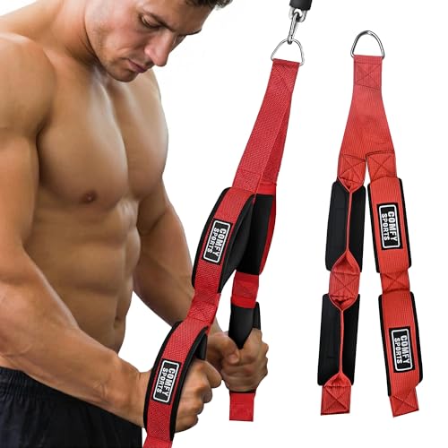 Corde à triceps confortable avec sangle antidérapante et poignées