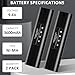 2 Pack Upgrade to 3600mAh 9000 Replacement for makita 9.6v Battery Compatible with makita 9.6V Battery Ni-Mh Compatible with 9000 9033 193890-9 192696-2 632007-4 6096D 6093D DA391D 6095D 5090D (9000)